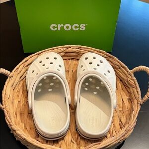 CROCS White Classic Clogs